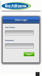 Mobile Screenshot of client.techtrans.com